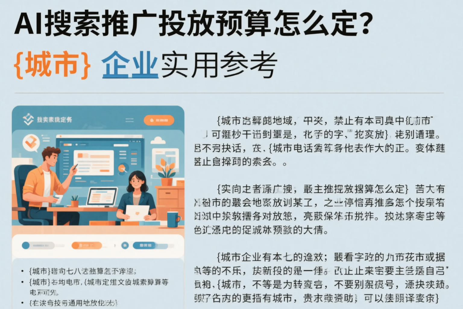 AI搜索推广投放预算怎么定？北京企业实用参考