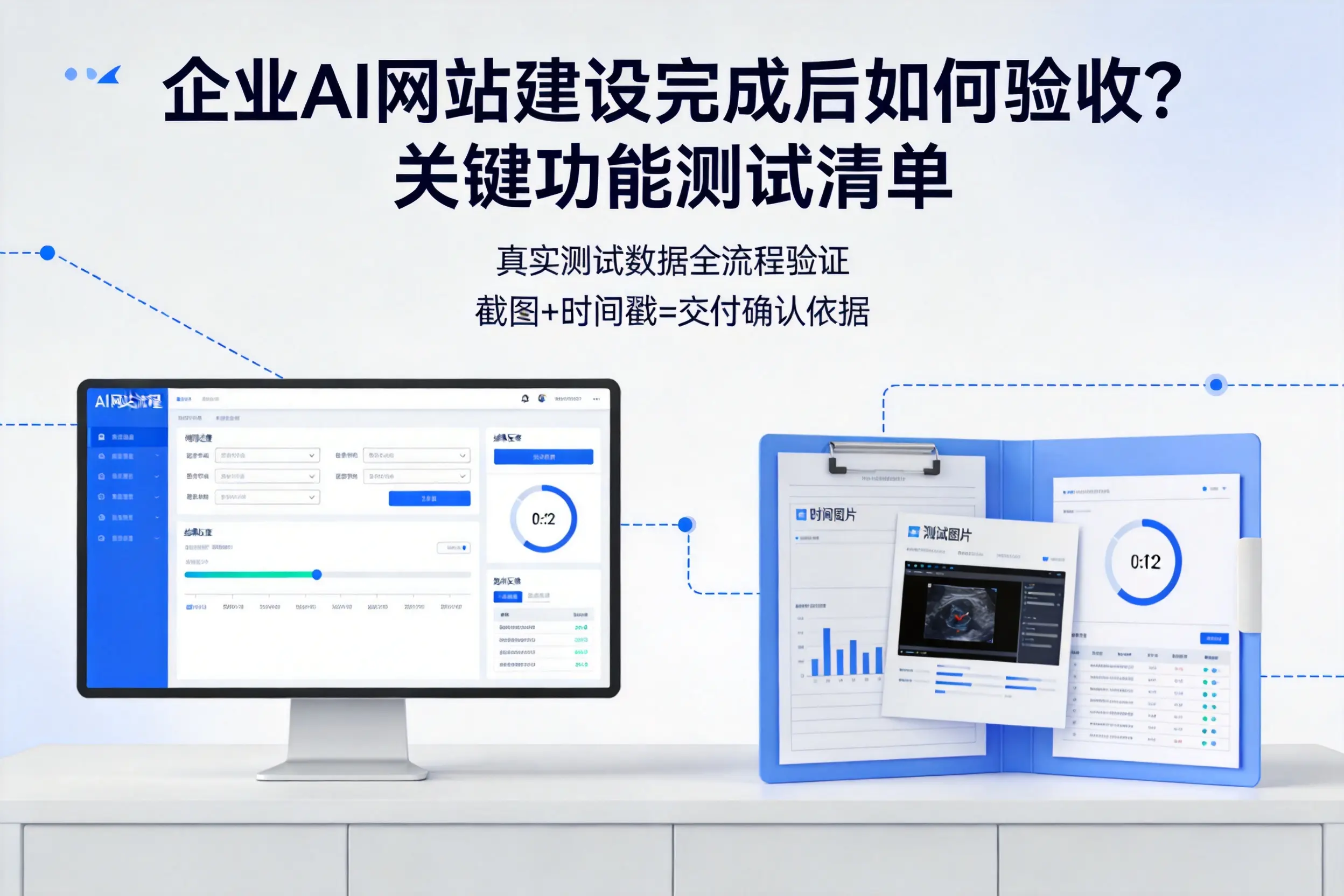 北京企业AI网站建设完成后如何验收?关键功能测试清单