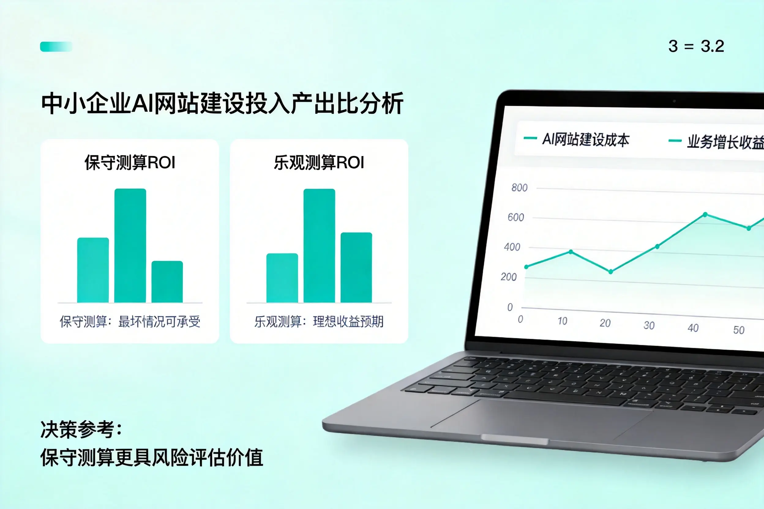 北京中小企业AI网站建设投入产出比怎么算？先看这份分析