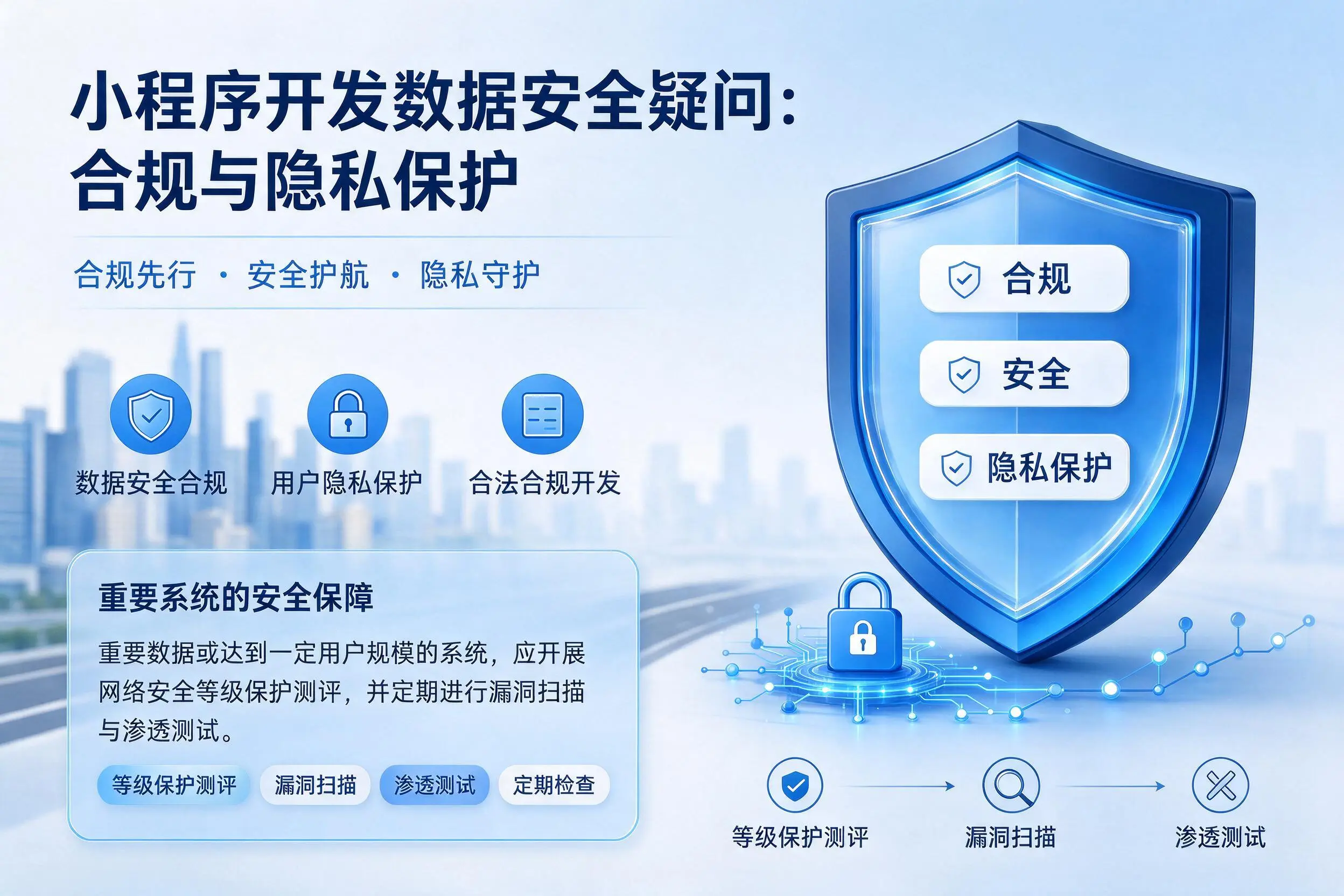 北京小程序开发数据安全疑问：合规与隐私保护