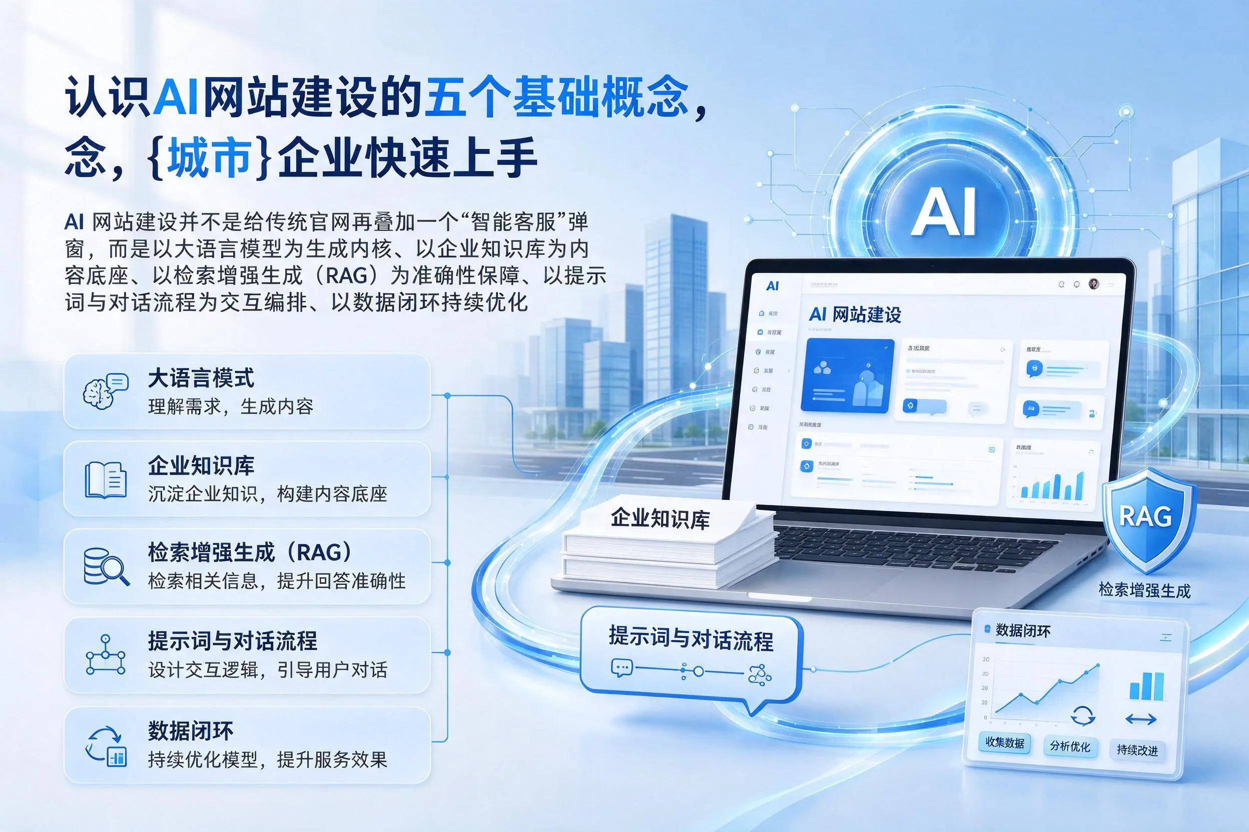 认识AI网站建设的五个基础概念，北京企业快速上手