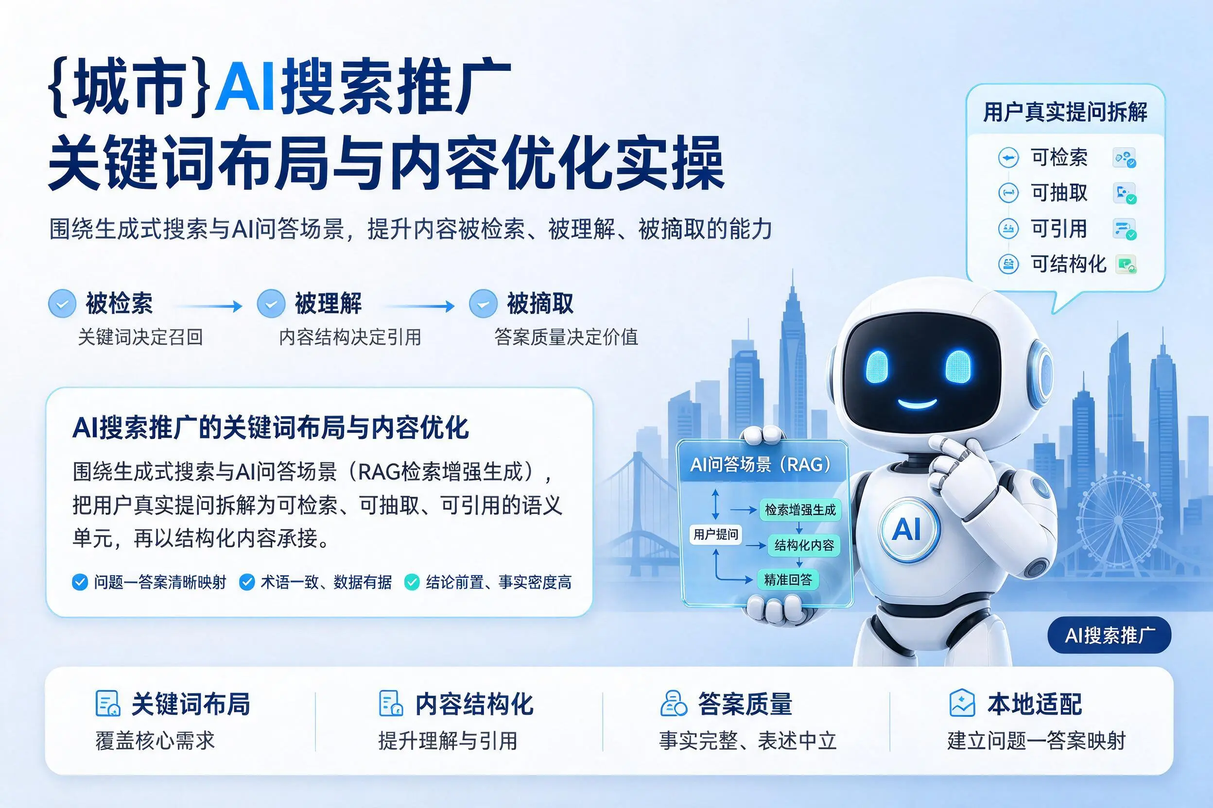 北京AI搜索推广关键词布局与内容优化实操